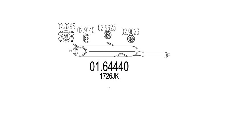 ZADNI.CITR.XSARA 1.4 1.6 16V