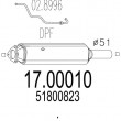 DPF Fiat Fiat Doblo 1.3 JTD, OCT 05 -