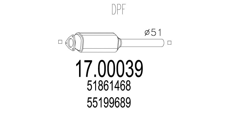 Filtr pevnych castic, vyfukovy system