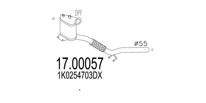 DPF VW Golf Mk5 Variant 1.9TDI 4 Motion, 2008 bmm bls ENG