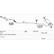 Výfukový systém MERCEDES E290 2.9 2874ccm 95kw Stationwagon