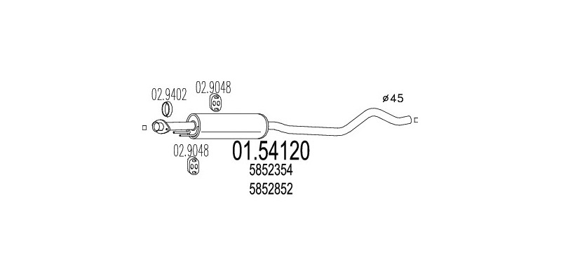 STRED.OPEL.ASTRA A 1.4 1.6 1.7