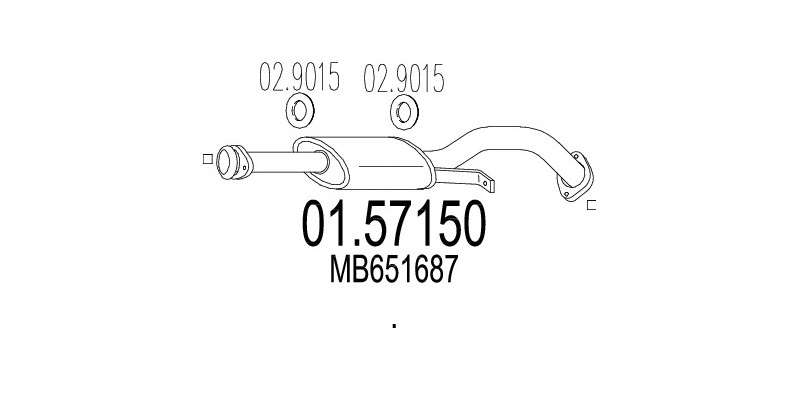 STRED.MITS.PAJERO D 2.5